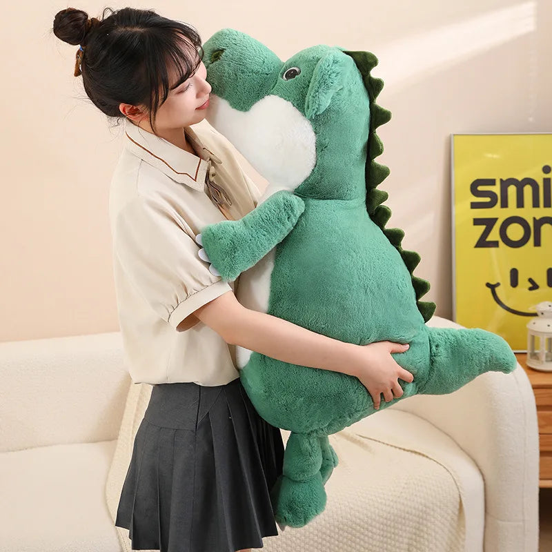 Cute Dinosaur Doll Plush Toy Pillow Creative Girl Cloth Doll Girl Birthday Gift Plush Dinosaur Doll Pillow