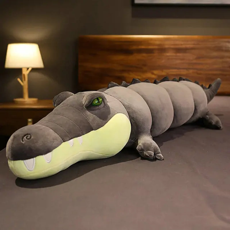 80-180Cm Simulation Crocodile Plush Toys Stuffed Soft Animals Plush Long Crocodile Pillow Doll Home Decoration Gift for Childre